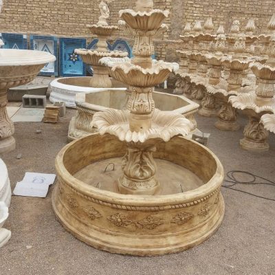آبنما ٣طبقه شیاری طرح سنگ