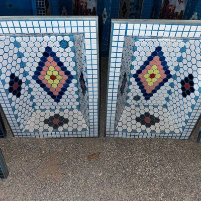حوض ۶۰ در ۸۰ کاشی ریز مستطیل